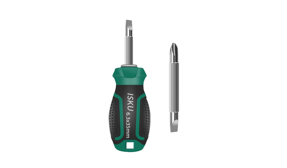 2 In 1 Stubby Screwdriver